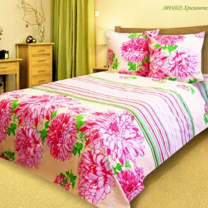 Постельное бельё бязь оптом Хризантема