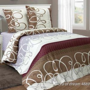 Постельное бельё бязь оптом Word of dream